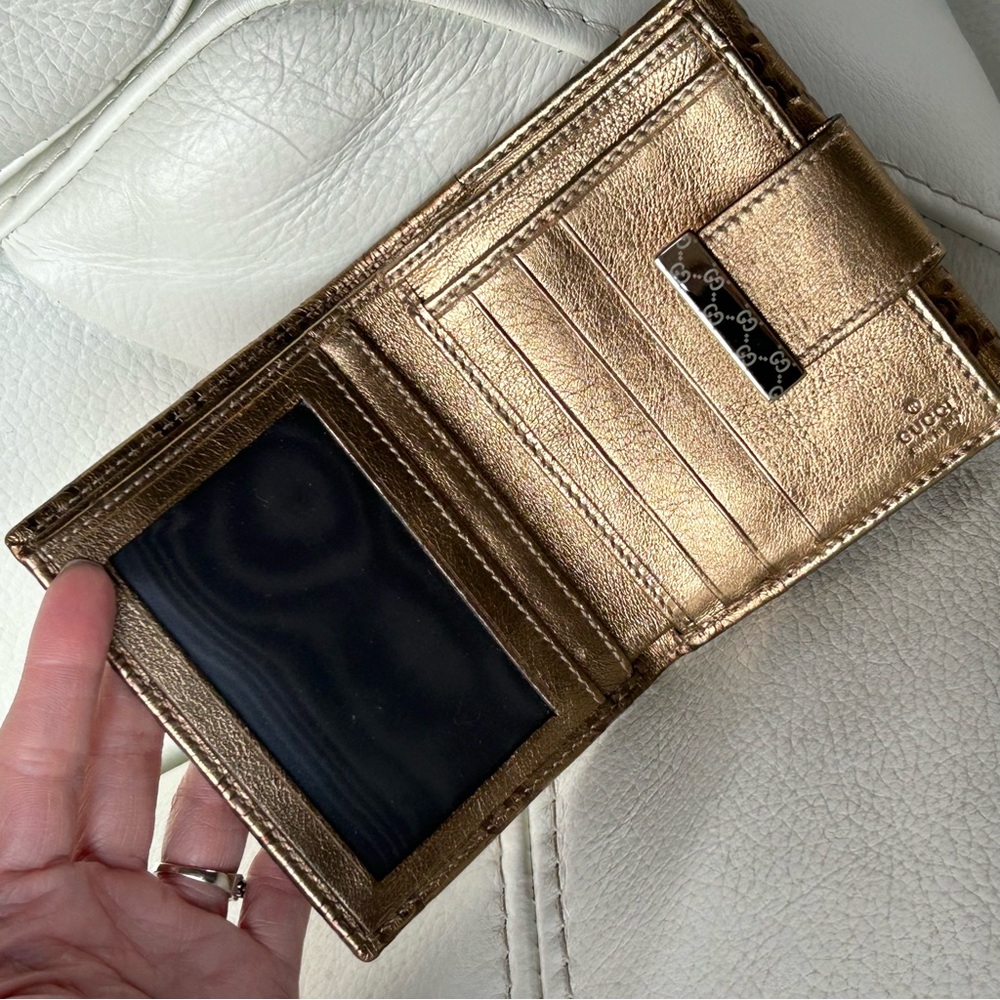 Gucci Wallet Metallic Gold - Picture 4 of 16